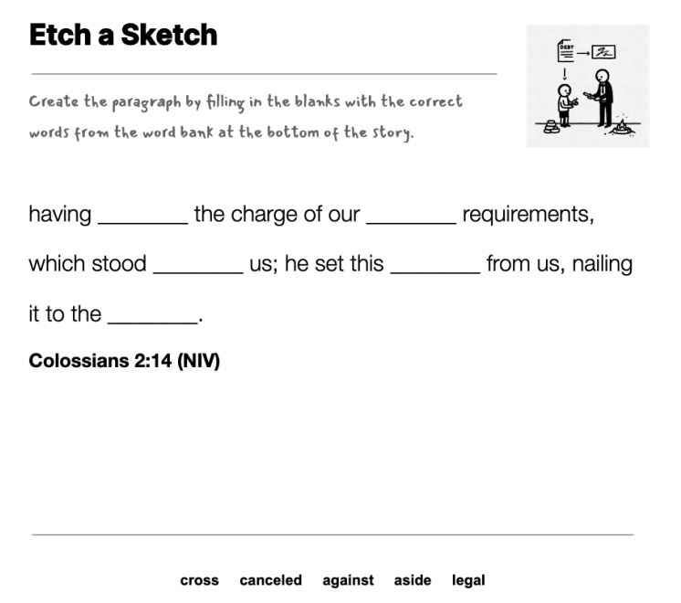 Etch a Sketch fill-in-the-blank